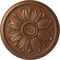 Ekena Millwork Kaya Ceiling Medallion (Fits Canopies up to 5 1/4"), 23 5/8"OD x 1 1/2"P, Polished Copper CM23KAPOS - alternate 1